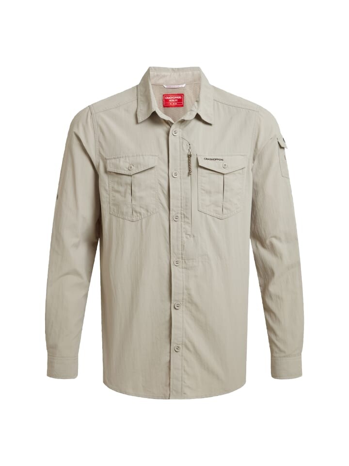 

Рубашка Craghoppers Hemd NosiLife Adventure LS II, цвет Parchment