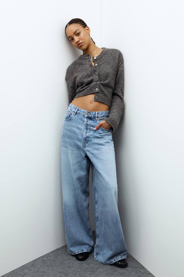 

Очень мешковатые джинсы Pull And Bear, синий