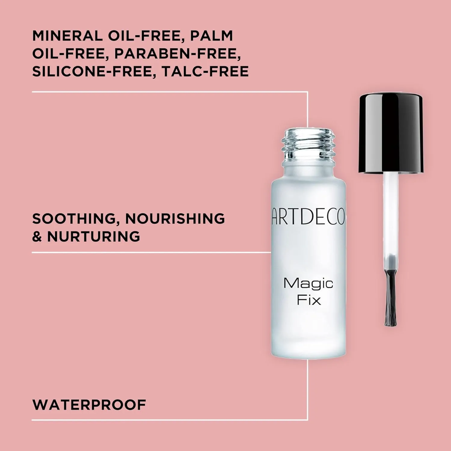 Artdеco Magic Fix - закрепитель помады для стойких поцелуев, долговечный и waterproof, уход и увлажнение для губ, блеск с цветочным ароматом и древесными нотами, макияж и уход для губ, 4,7 мл Artdeco, Clear — фото 2