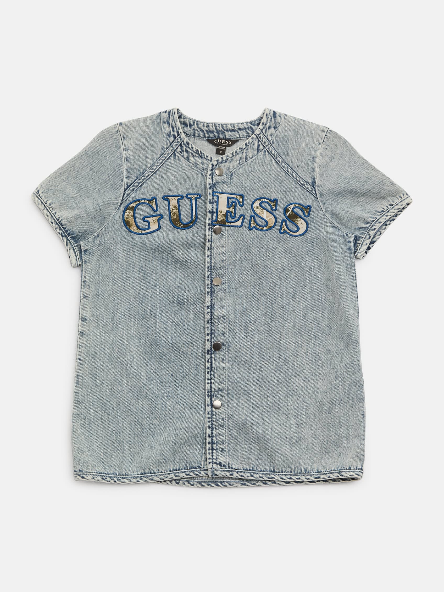 

Бейсбольная синяя футболка (7-17) Guess Factory