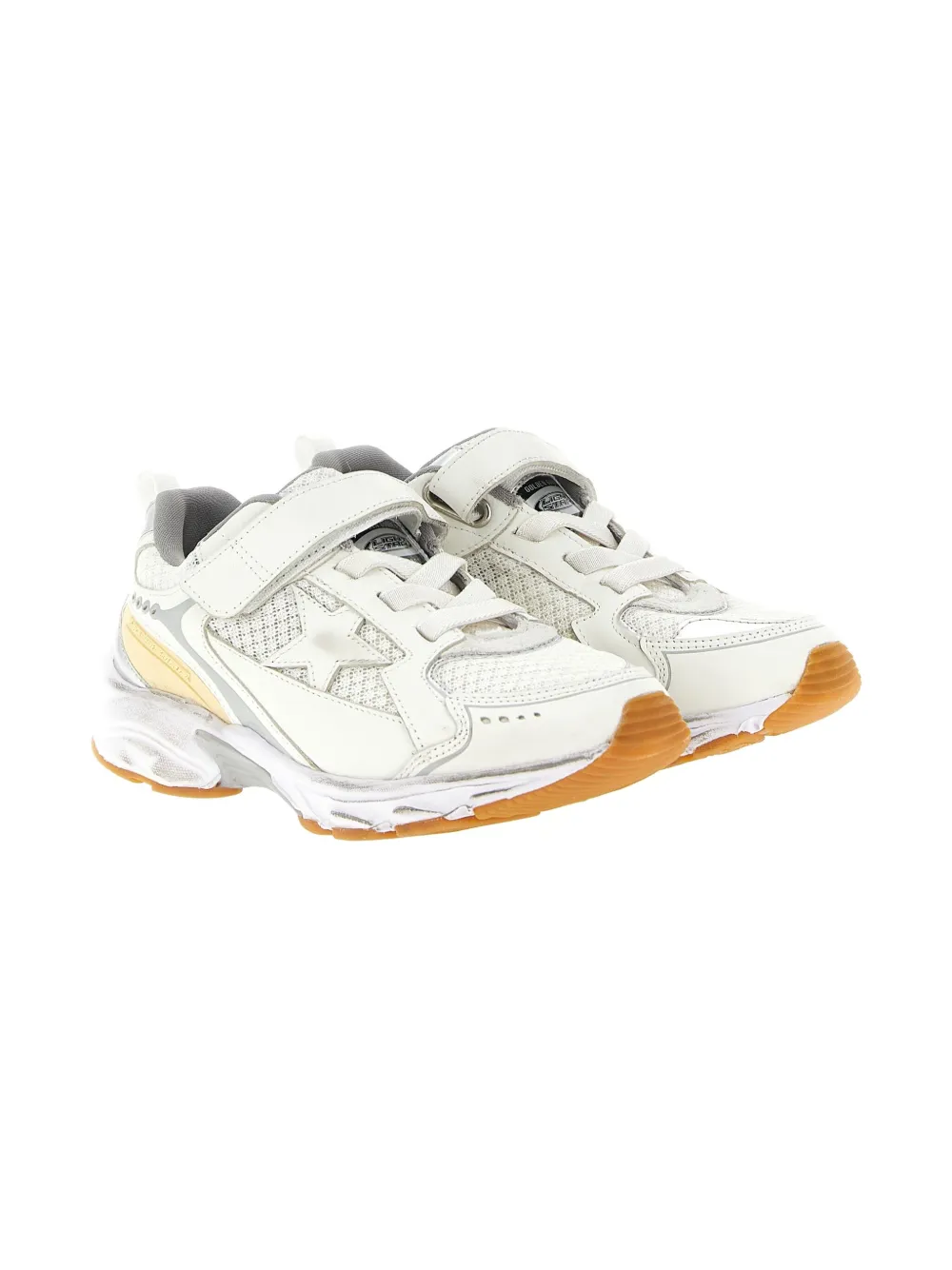 

Кроссовки на липучках Golden Goose Kids, белый