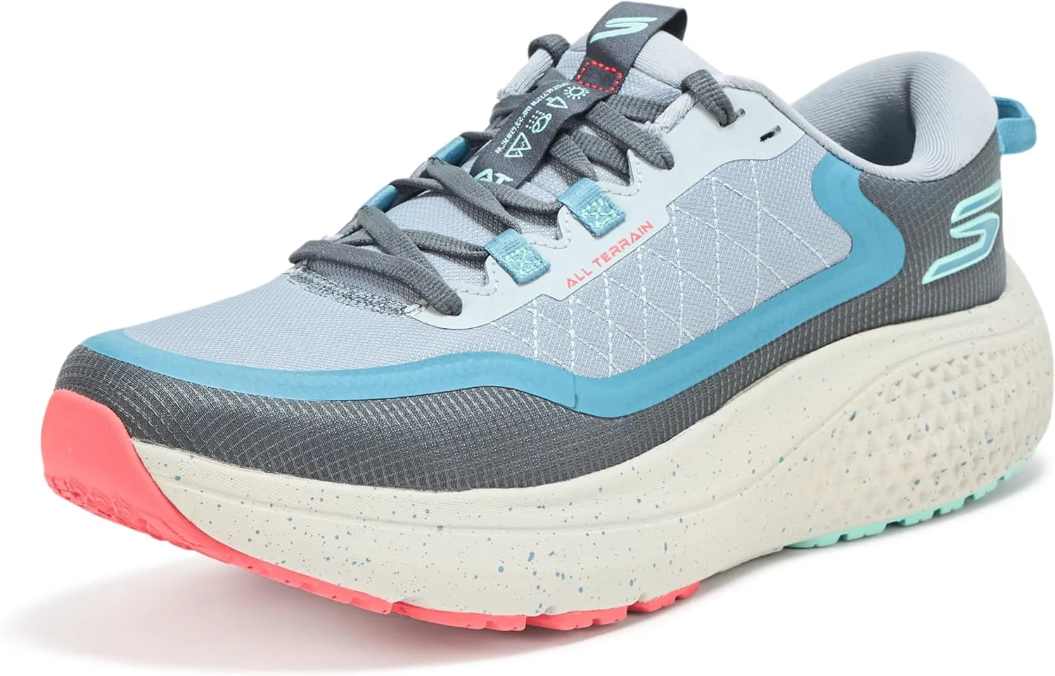 Мужские кроссовки Skechers Go Run Supersonic Max для всех типов поверхностей, серый