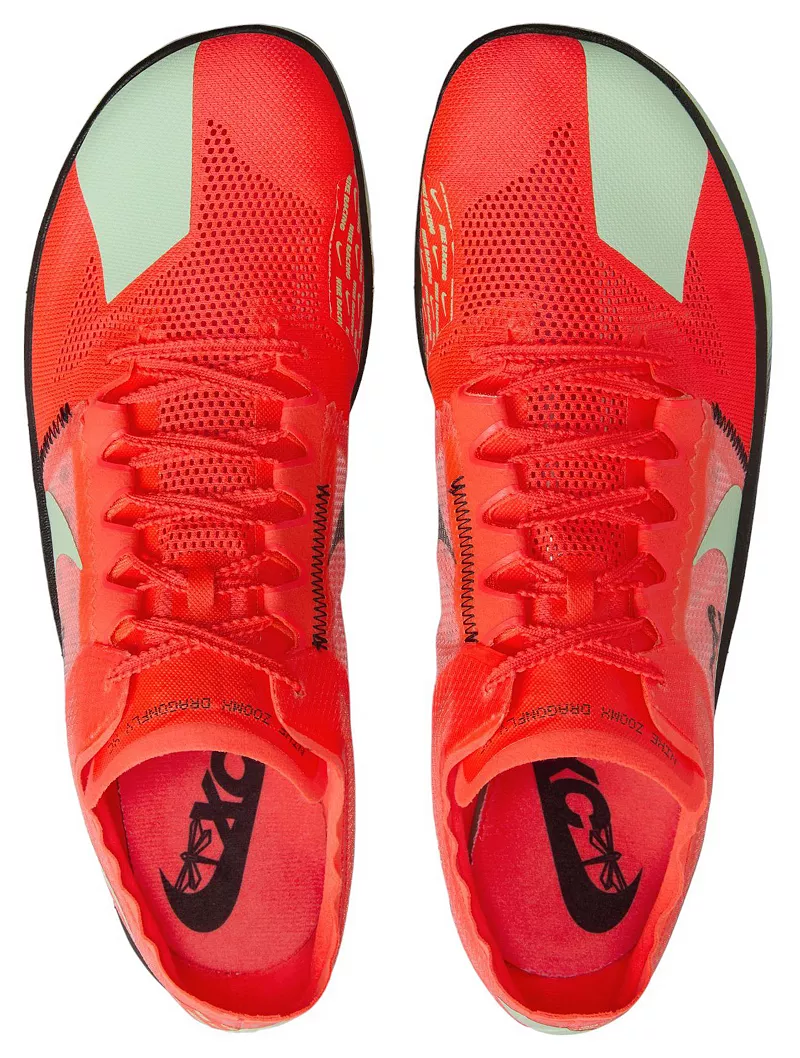 Кроссовки Nike ZoomX Dragonfly для беговые лыж, красный/зеленый — фото 4