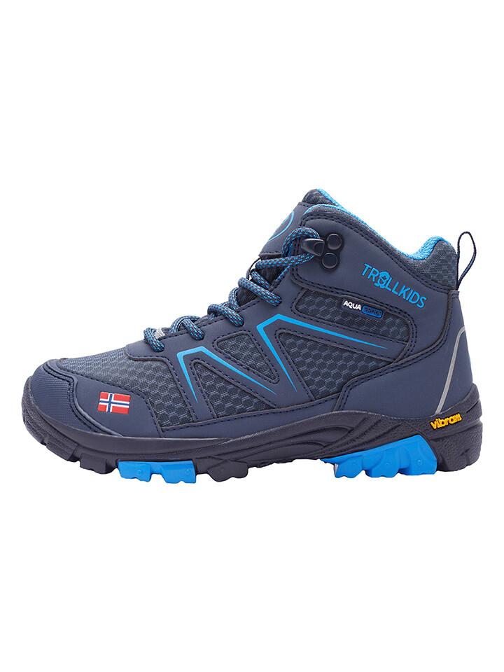 

Кроссовки Trollkids Trekkingboots Skarvan Hiker Mid, синий