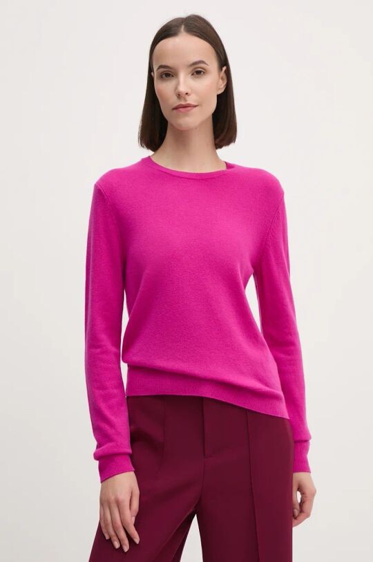 

Шерстяной свитер United Colors of Benetton, розовый