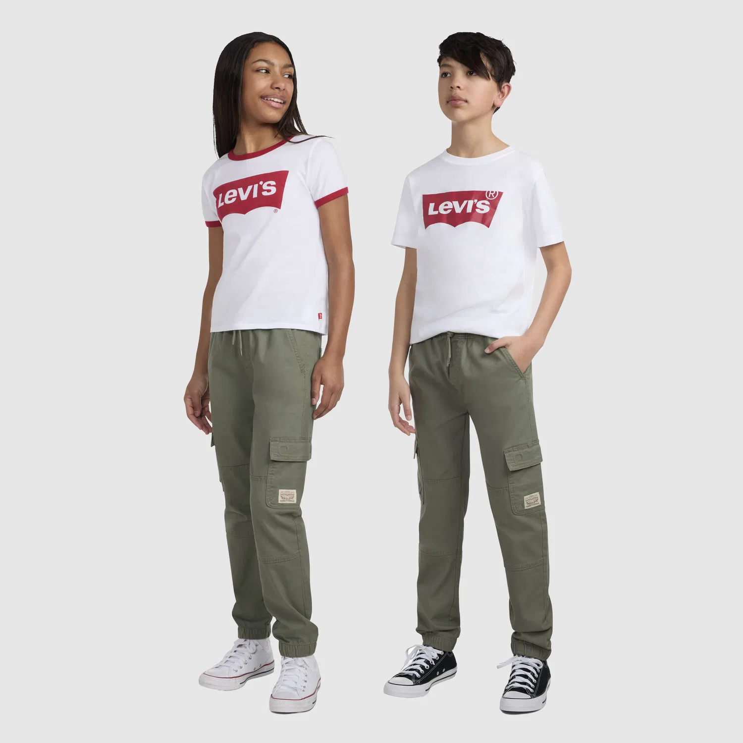 Свободные спортивные брюки-карго для мальчиков 8-20 лет Levi's, Green