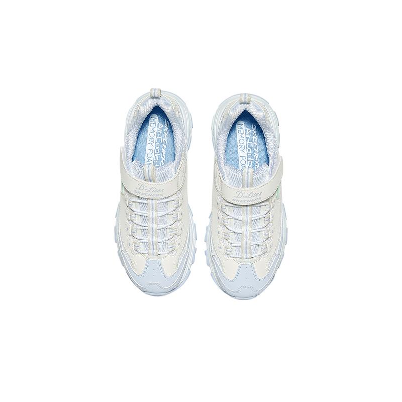 Skechers Kids Низкие детские повседневные кроссовки white periwinkle kids' — фото 3