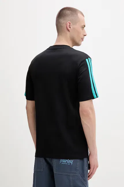 Футболка хлопковая Mercedes Adidas, черный — фото 3