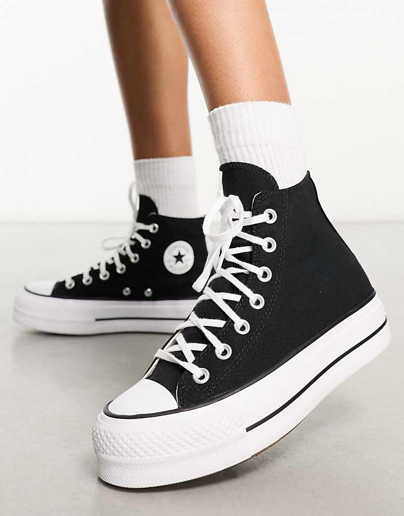 

Кроссовки Converse – Chuck Taylor All Star Lift Hi – Kn 6chelhohe цвета Schwarz mit Plateausohle