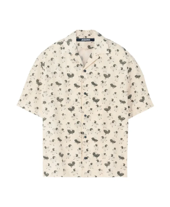 

Джинсовая рубашка Jacquemus, бежевый