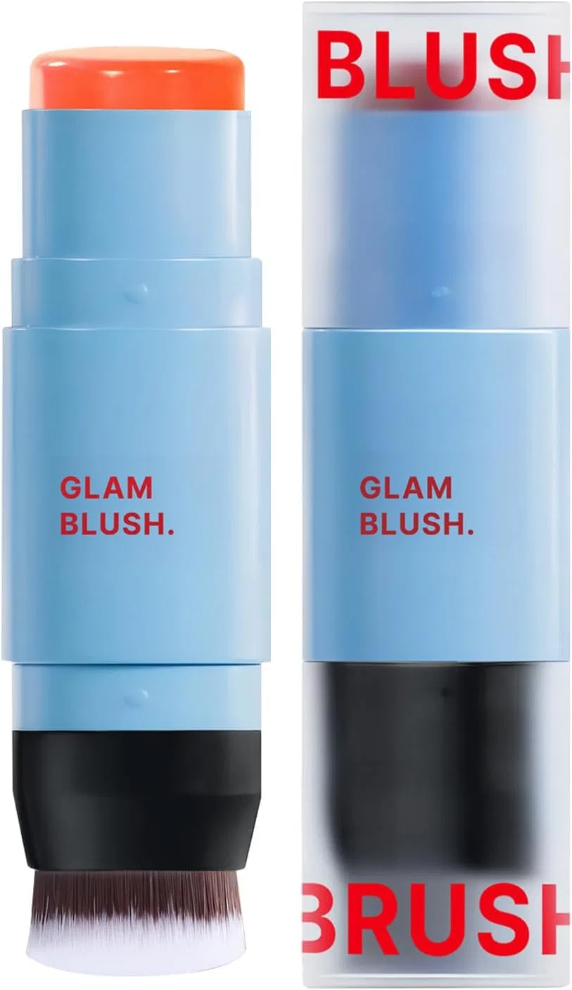Румяна и тинт для губ Cheek and Lip Stick кремовая текстура, увлажняющие, Generic, 3#