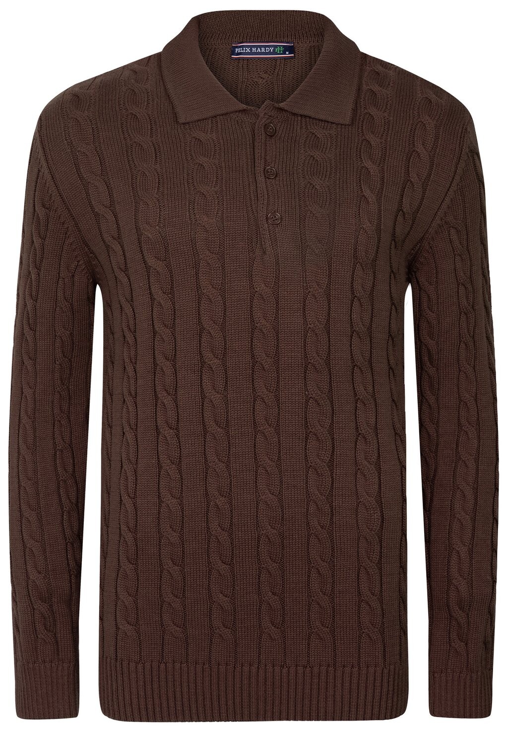 

Джемпер CABLE LONG SLEEVE Felix Hardy, коричневый