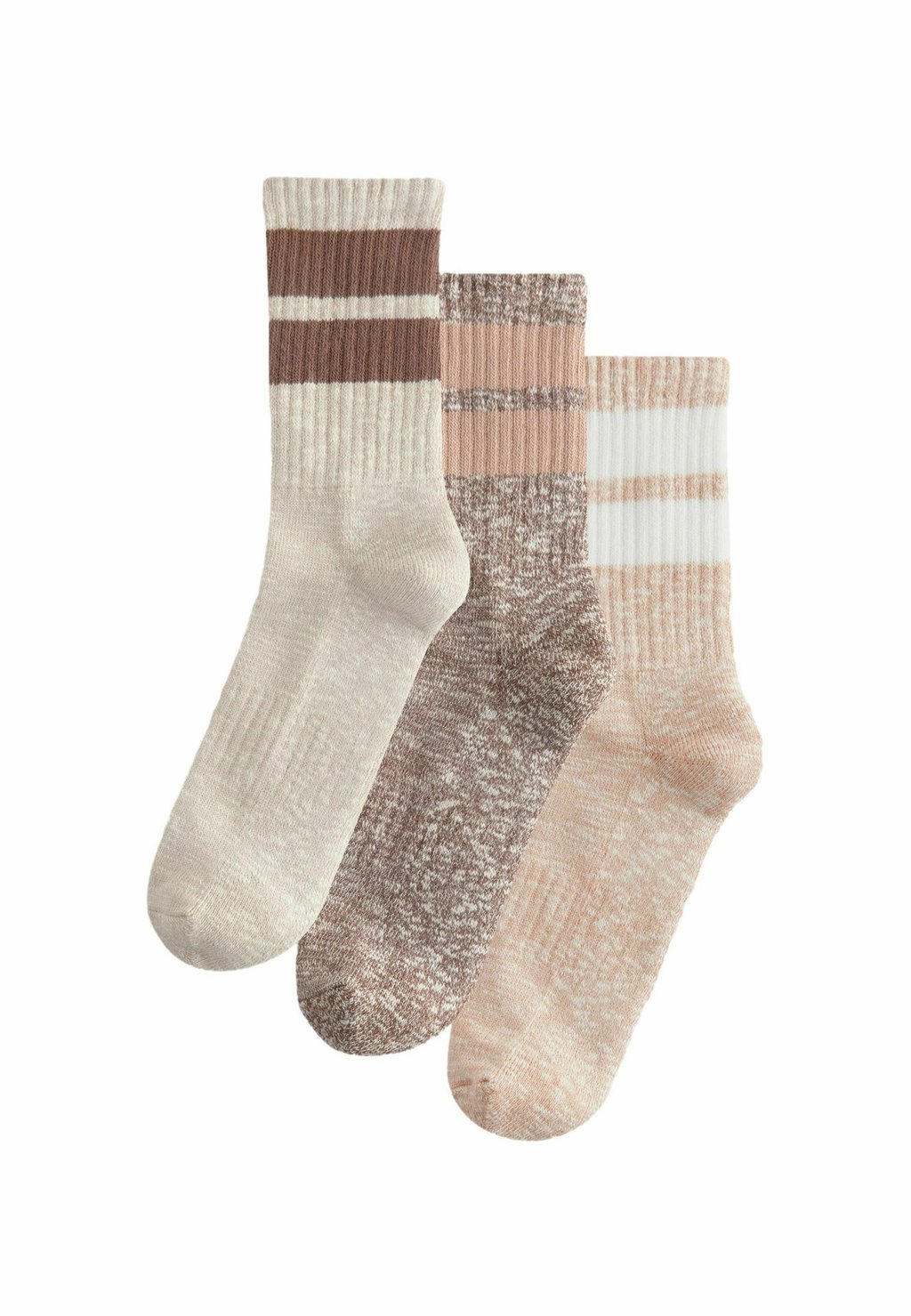 

Носки STRIPE CUSHION 3 PACK WITH ARCH SUPPORT Next, бежевый