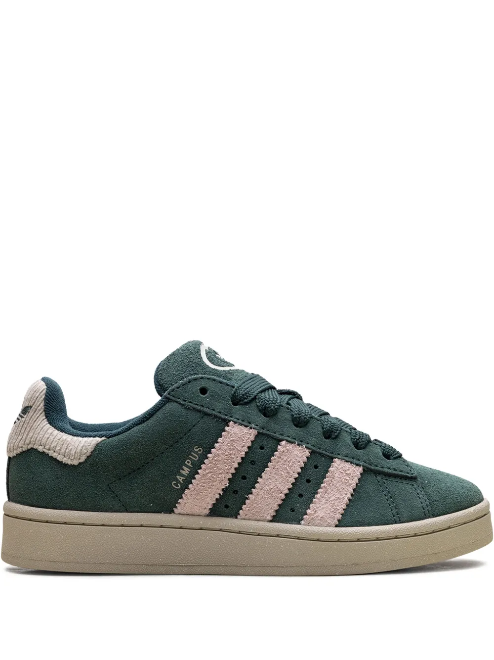 Кроссовки Campus 00s Mineral Green/Sandy Pink Adidas, зеленый