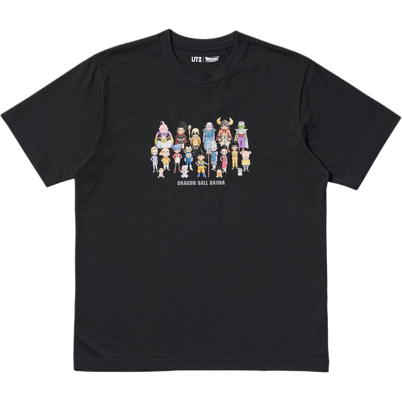 UNIQLO Футболка Dragon Ball X Dragon Ball Collaboration Unisex Black — фото 3