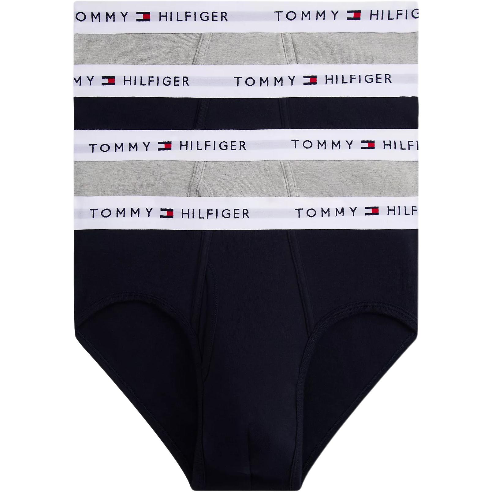 

Трусы Triangle для мужчин, набор из 4 штук Tommy Hilfiger, 4 Pack (серыймультиколор)
