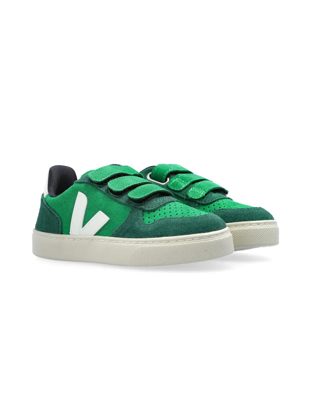 

Кроссовки с нашивкой-логотипом VEJA Kids, зеленый
