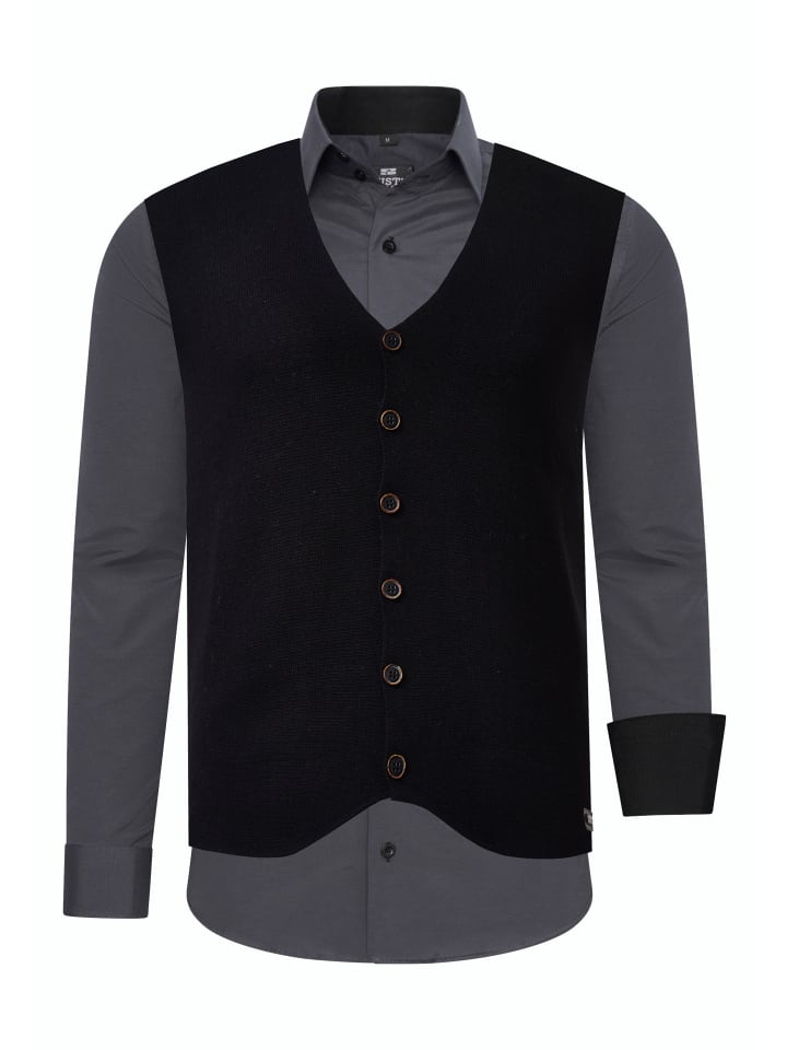 

Rusty Neal Комплект из двух предметов: рубашка и жилет, антрацитового цвета