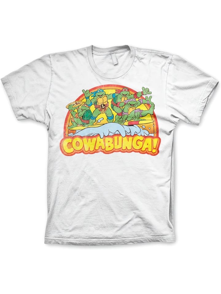 

Teenage Mutant Ninja Turtles Футболка "TMNT Cowabunga T-Shirt" белого цвета, Белый, Teenage Mutant Ninja Turtles Футболка "TMNT Cowabunga T-Shirt" белого цвета