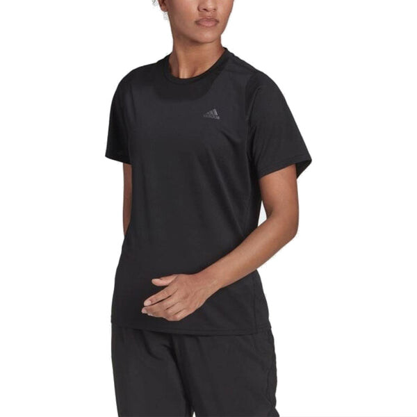 Футболка run icon 3 bar футболка азиатские размеры Adidas, черный — фото 2
