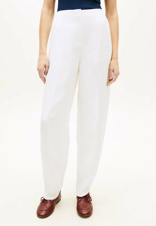 Брюки-Бочки из смешанной ткани Tommy Hilfiger, Optic White
