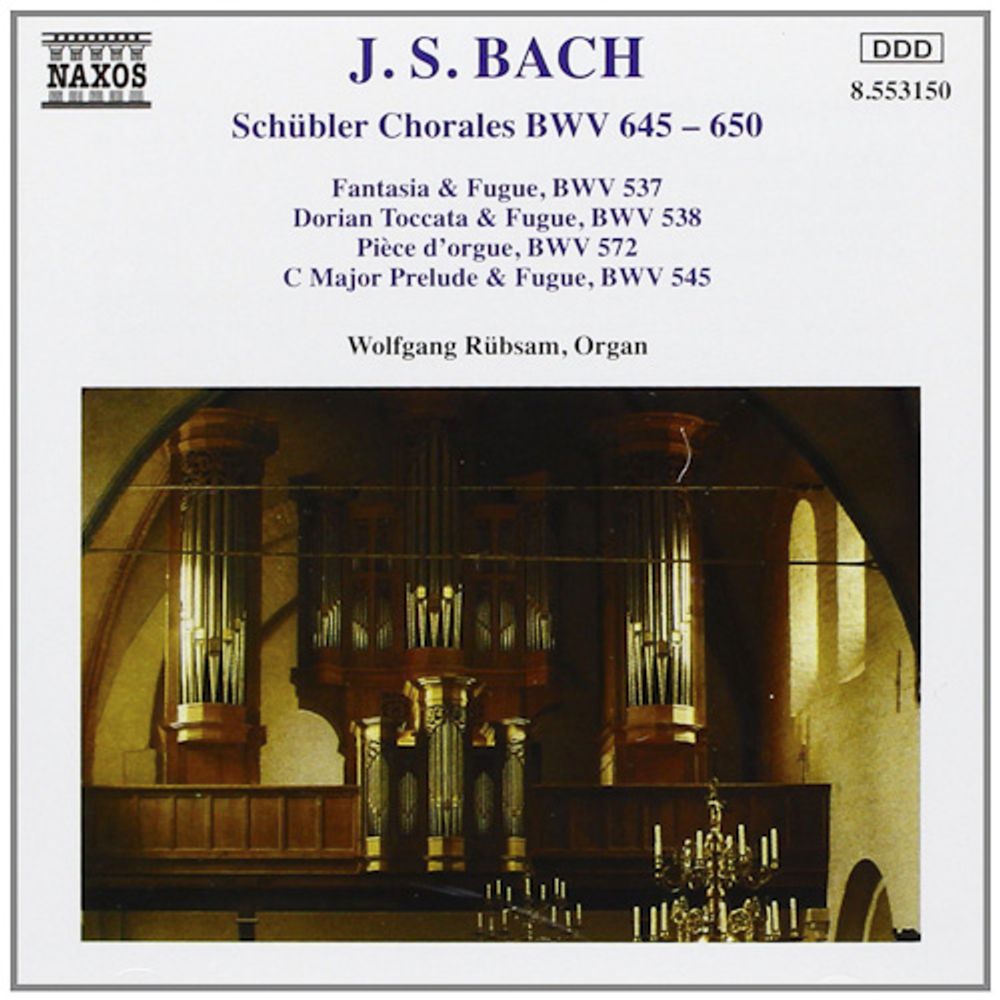 

Диск CD Schubler Chorales/Fant & Fugue - J.S. Bach