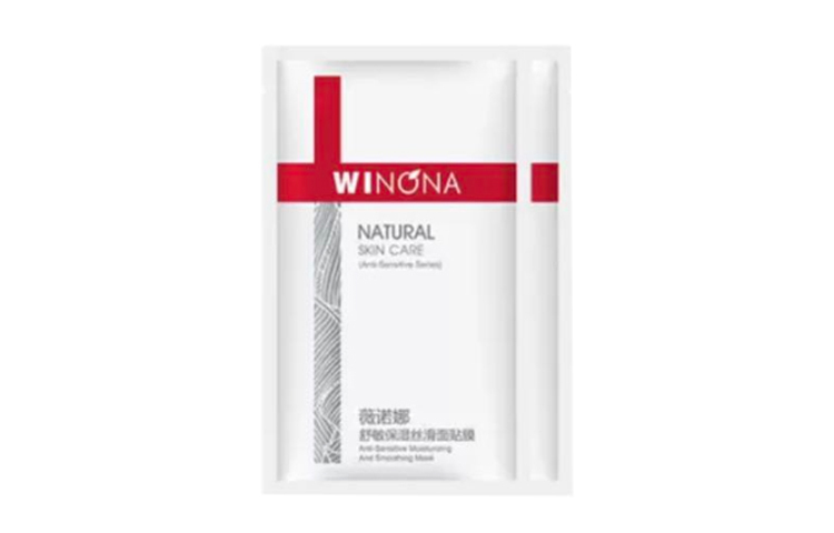 Маска для лица Winona — Успокаивающая, увлажняющая и восстанавливающая шелковая Allergy Relief, 50 мл — фото 4
