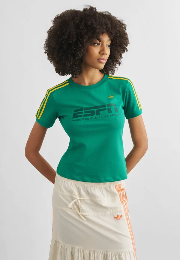 Футболка с принтом Adidas Originals, Bold Green — фото 2