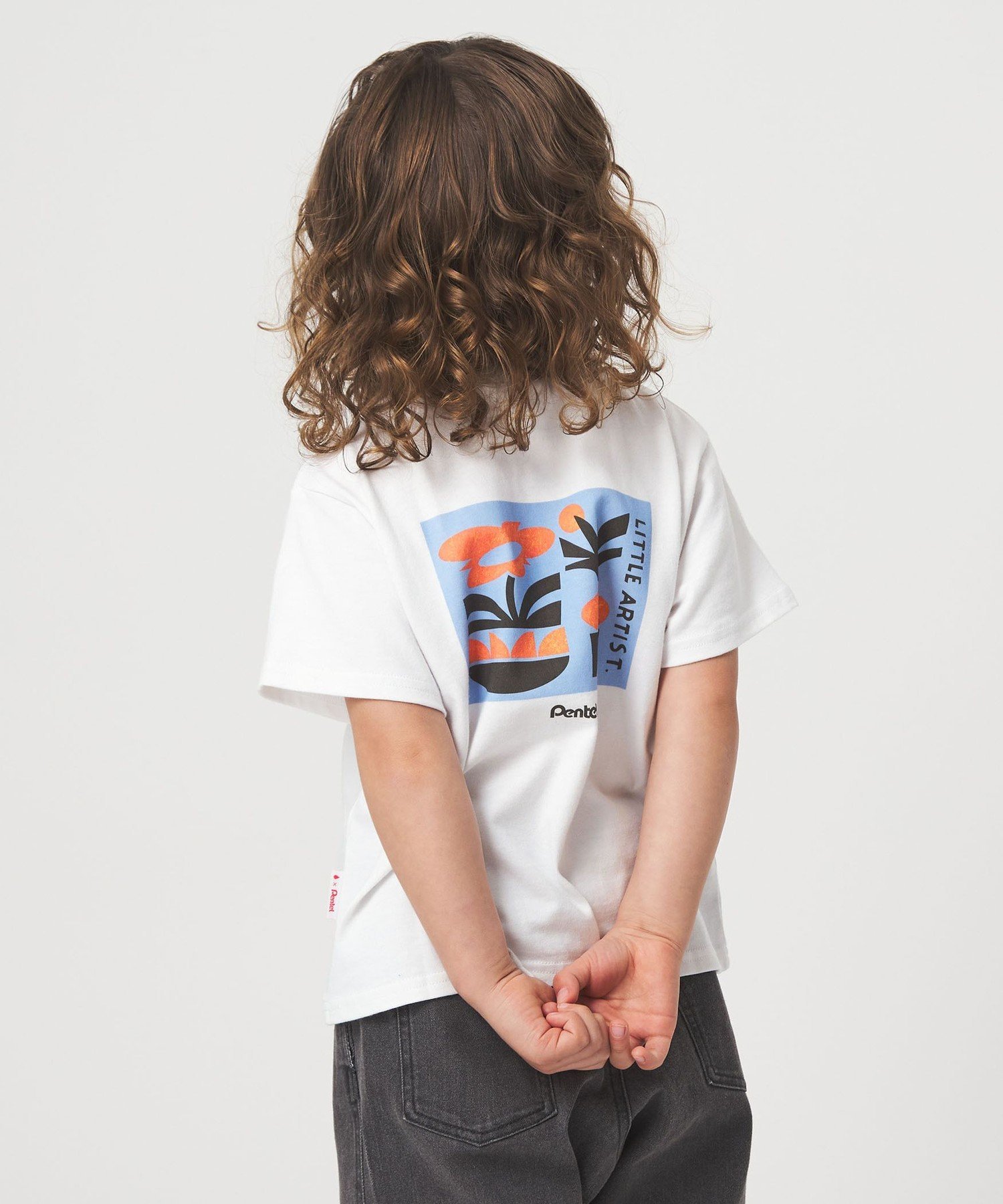 Футболка с коротким рукавом / Детская 100-130 см UNITED ARROWS green label relaxing, WHITE