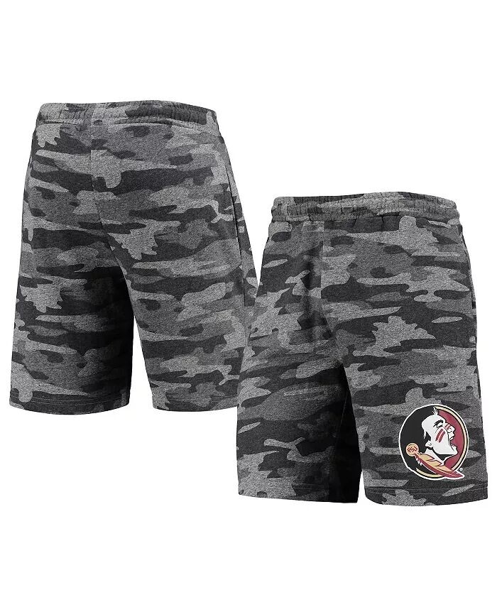 

Мужские шорты-шорты Florida State Seminoles Camo Backup Terry Jam Lounge цвета уголь и серый Concepts Sport