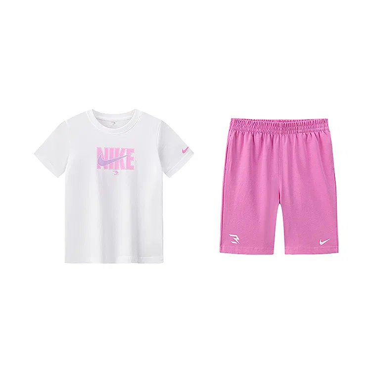 Повседневная спортивная летняя детская одежда Nike, Fuchsia