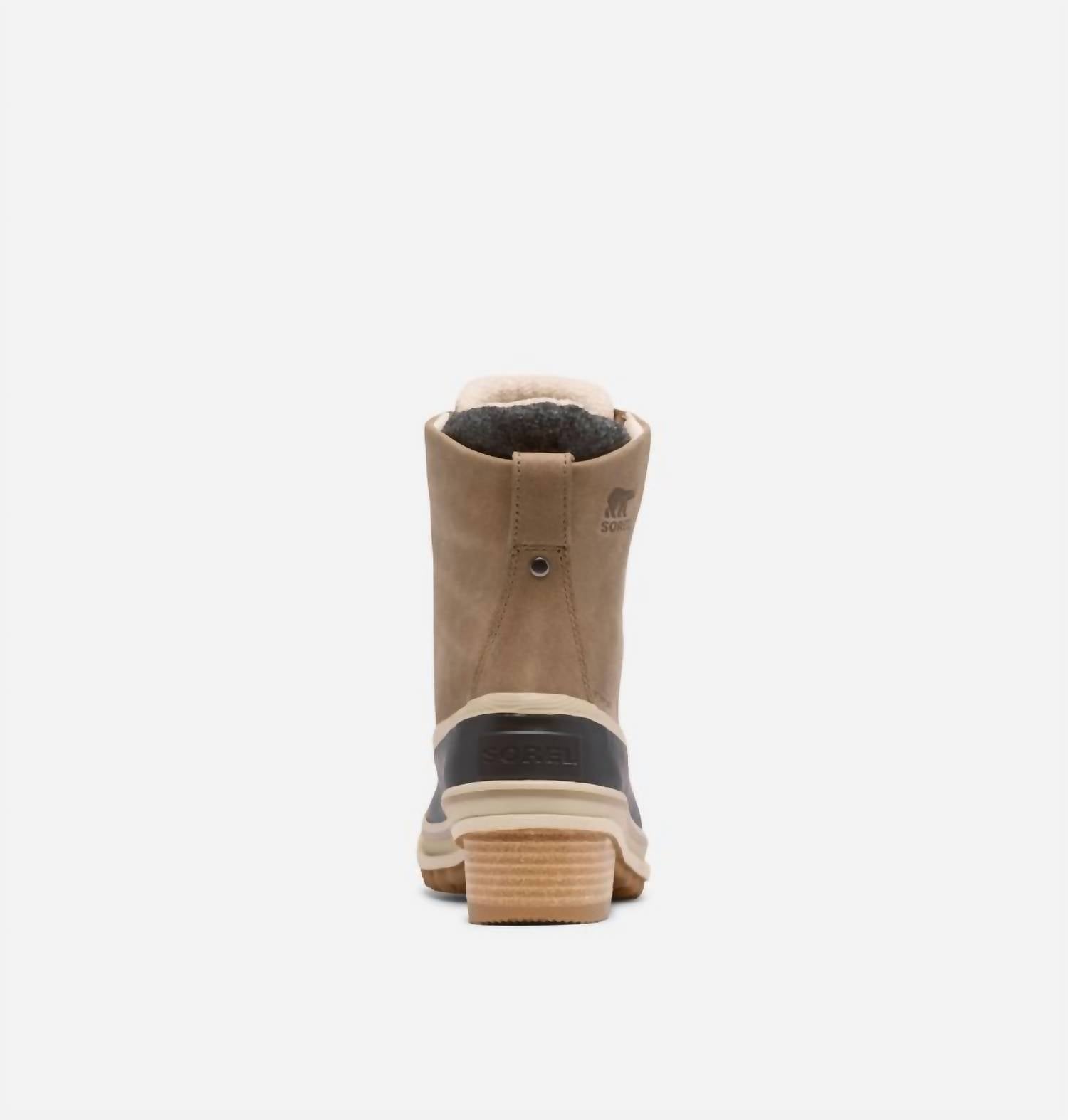 Женские зимние ботинки Sorel Slimpack высокие водонепроницаемые, коричневый — фото 3