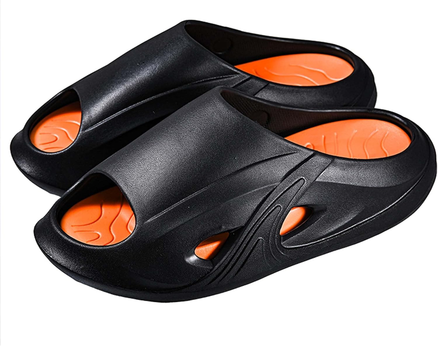 

Мужские сандалии-шлепанцы: удобные, легкие, дышащие, с полой конструкцией Generic, оранжевый