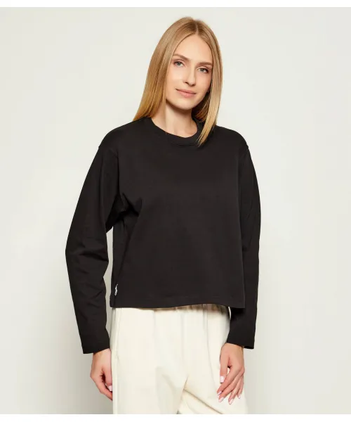 

Блуза Loose fit Polo Ralph Lauren, черный
