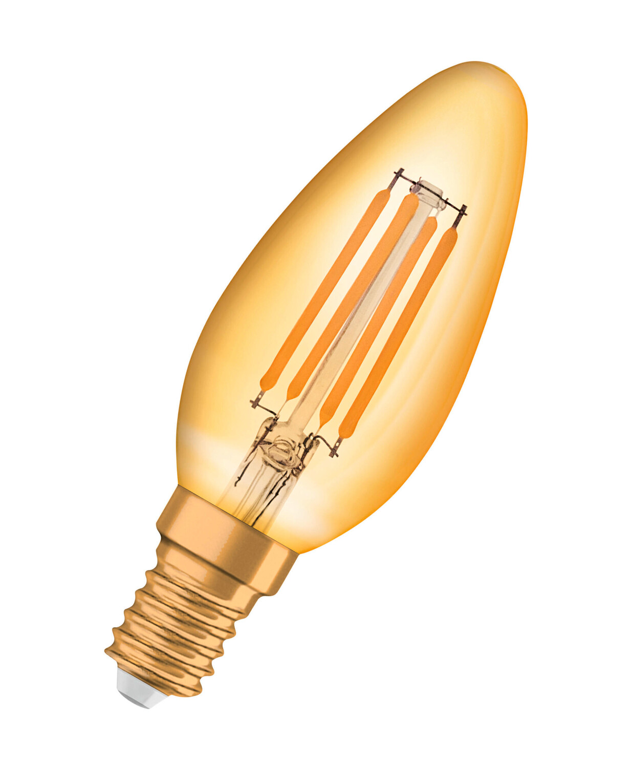

Светодиодная лампочка Osram, 3,5x10 см, золотой