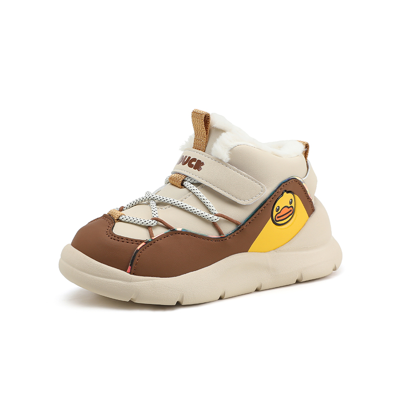 B.Duck Желтые сапоги Duck Abrasion Resistant легкие утепленные с амортизацией Mid top для детей 3-7 лет — фото 2