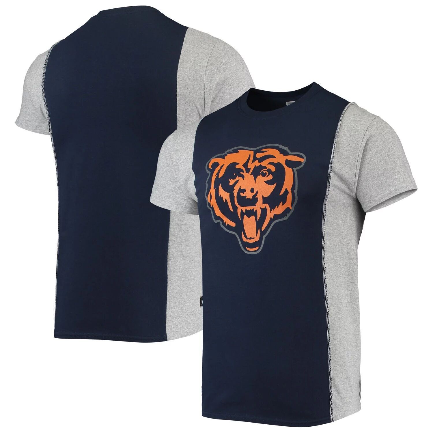 

Мужская футболка Refried Apparel темно-синего/серого цвета с принтом Chicago Bears из экологически чистого материала с разрезом, Синий, Мужская футболка Refried Apparel темно-синего/серого цвета с принтом Chicago Bears из экологически чистого материала с 