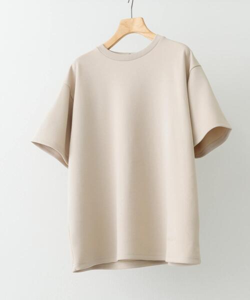 

Футболка из картона с вышивкой ITEMS URBANRESEARCH, бежевый