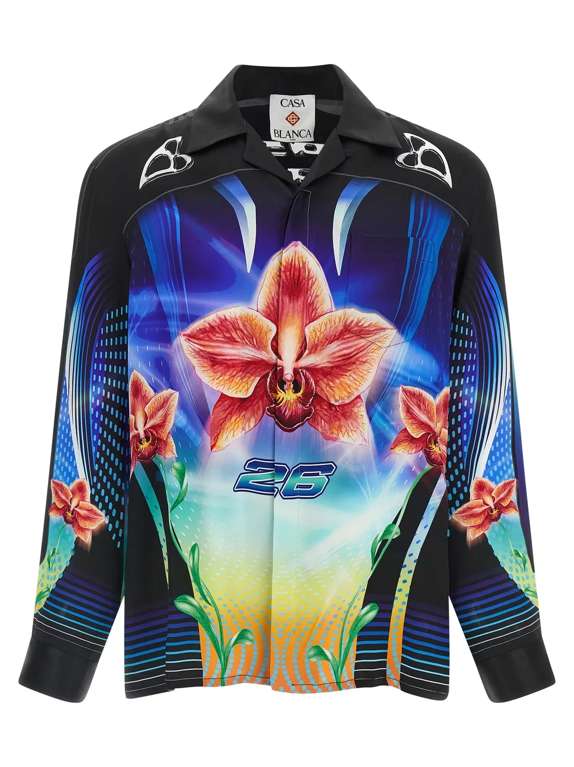 Рубашка 'Orchid Racer' CASABLANCA, мультицвет