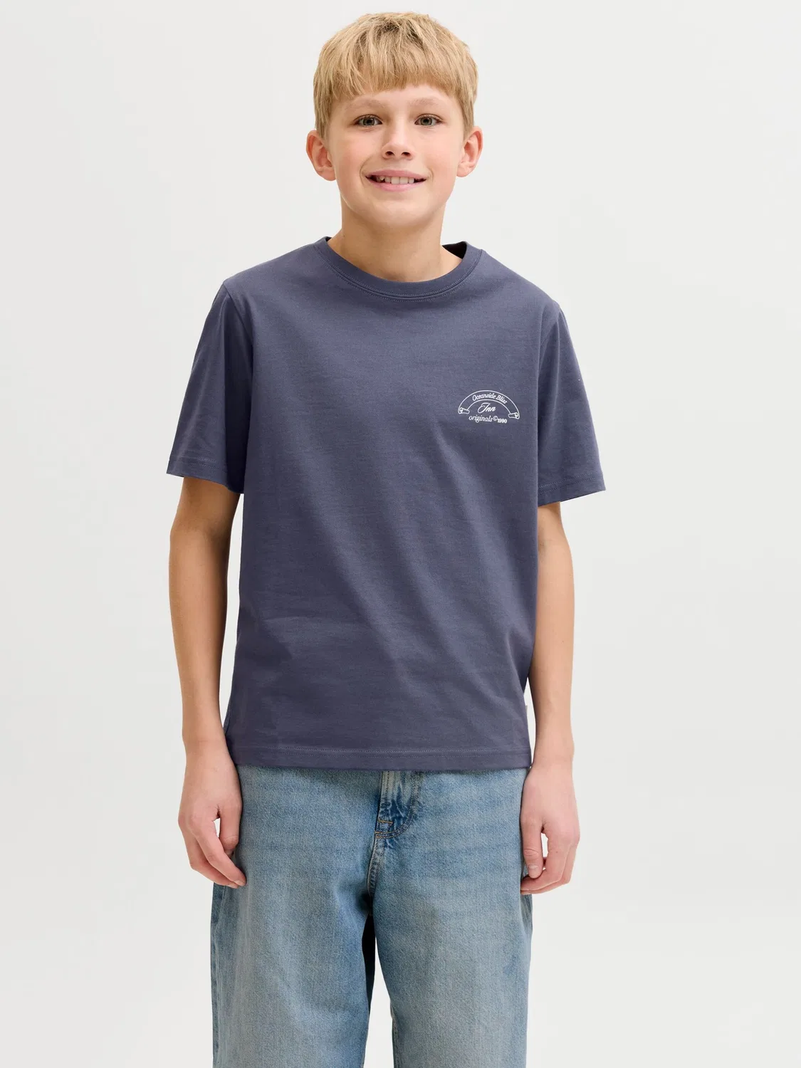 Футболка Jack & Jones Junior, Graphite — фото 4