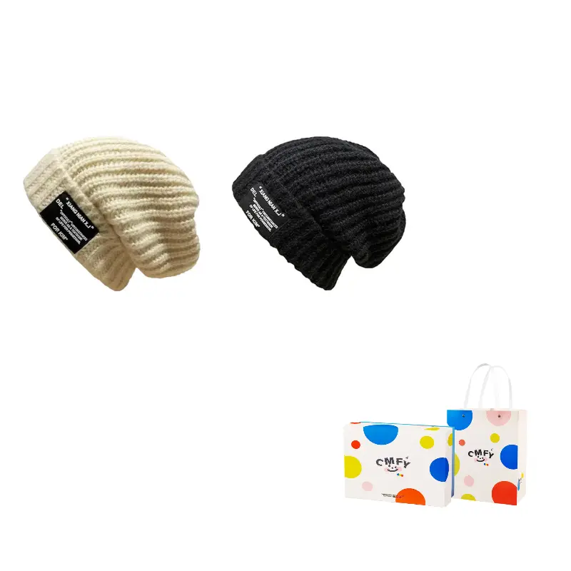 

CMFY Унисекс шапка бини, Beige+Black
