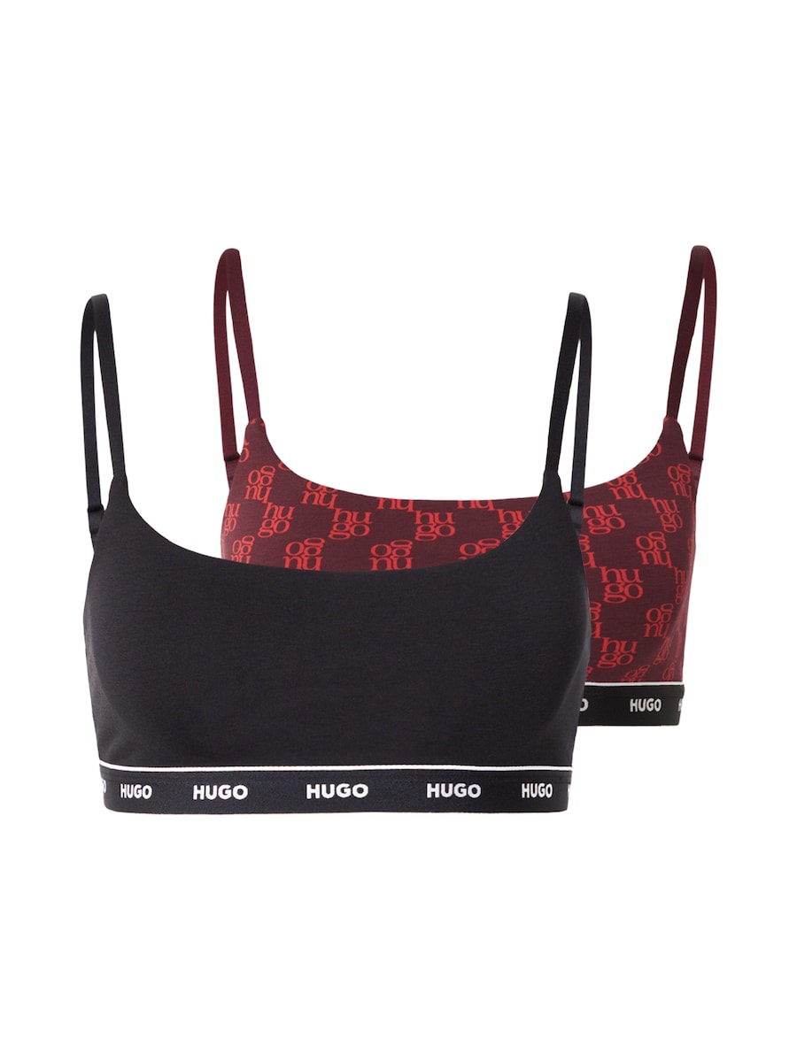 

Бюстгальтер-бралетт HUGO, красный/бордовый/черный