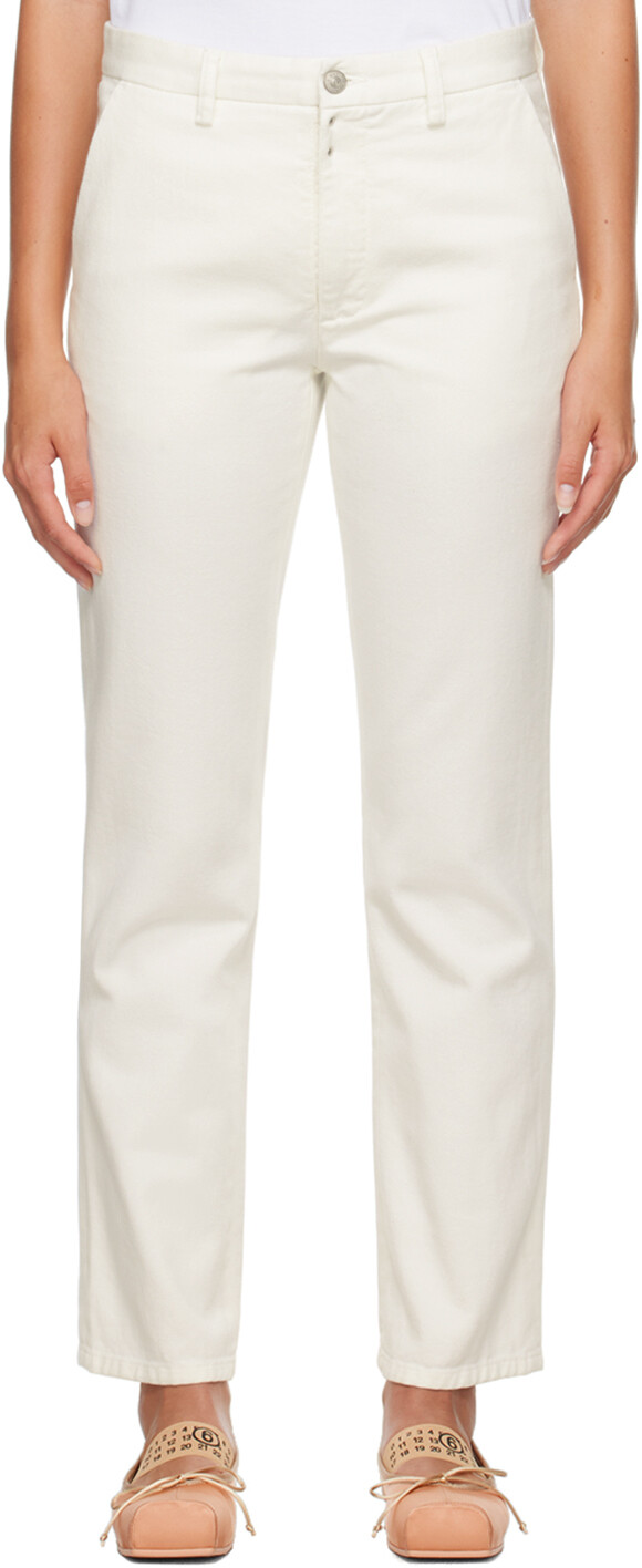 

Джинсы Off-White с четырьмя карманами MM6 Maison Margiela