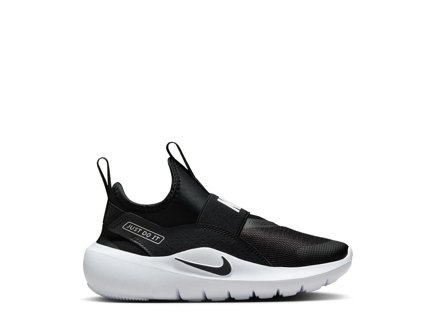 

Кроссовки Nike Flex Runner 4 Slip-On Sneaker - Kids', черный/белый