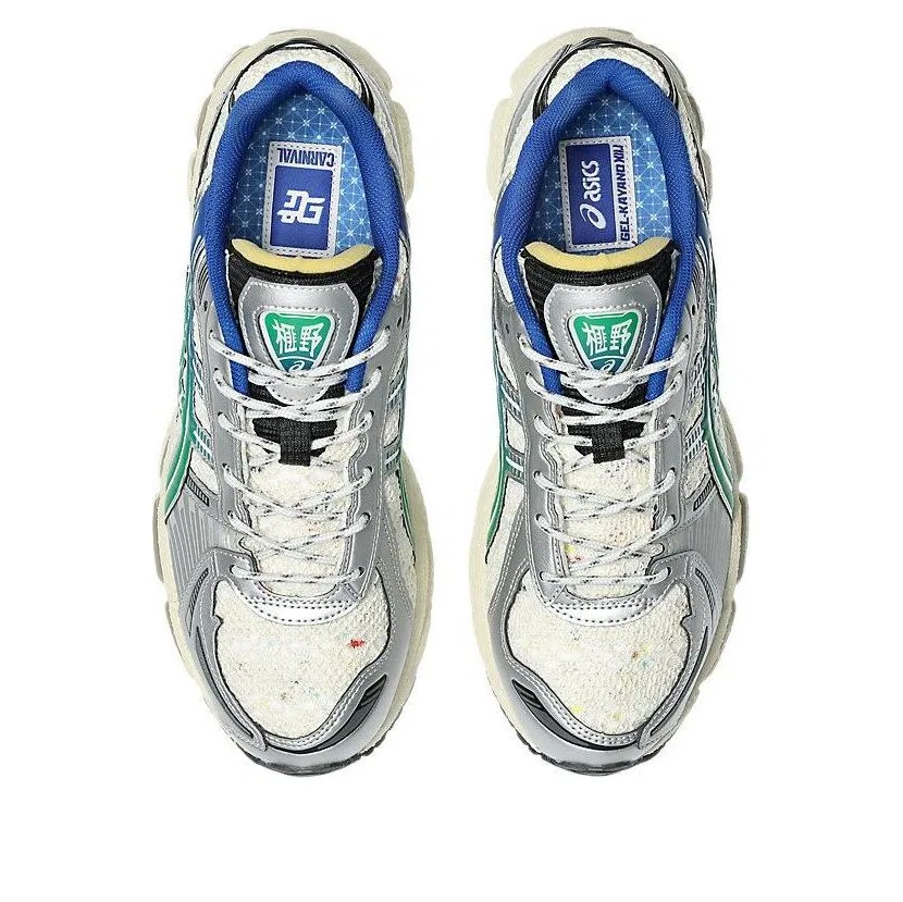 Кроссовки ASICS x Carnival Gel-Kayano 12.1 'Cream Green Basil' 1203A916-100, серебро — фото 3