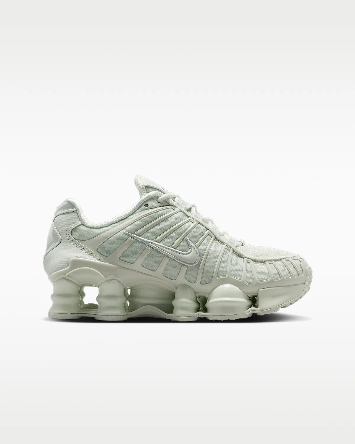 Детские кроссовки Nike Shox TL, Spruce Aura/Light Silver/Metallic Silver/Spruce Aura — фото 3