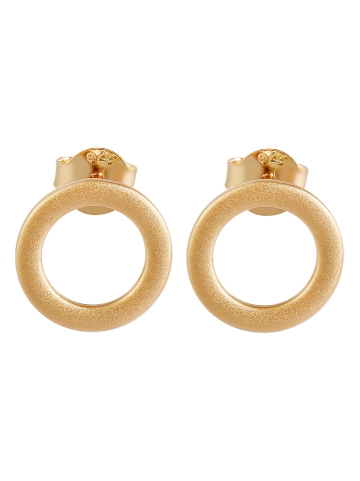 

Adeliás Женские серьги - серьги-гвоздики из серебра 925 пробы с золотым покрытием