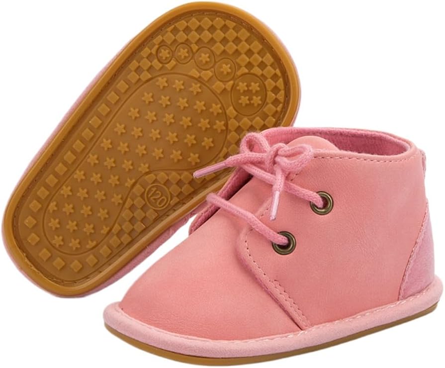 

Пинетки для новорожденных унисекс для мальчиков и девочек, бархатные с резиновой противоскользящей подошвой, флисовые теплые зимние ботиночки для малышей, подготовительные ботинки Hhhchpm, Pink