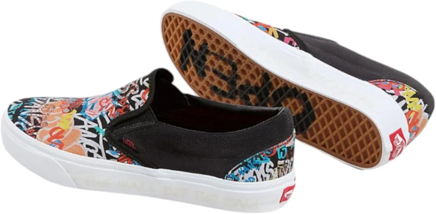 Vans - Классические кожаные слипоны для мужчин и женщин, Black — фото 3