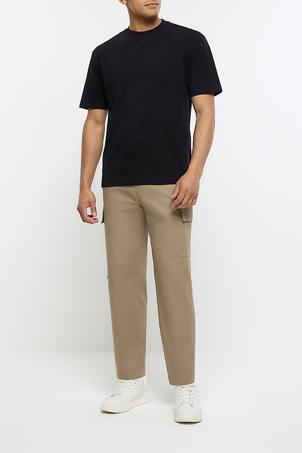 

Футболка обычного кроя River Island, черный